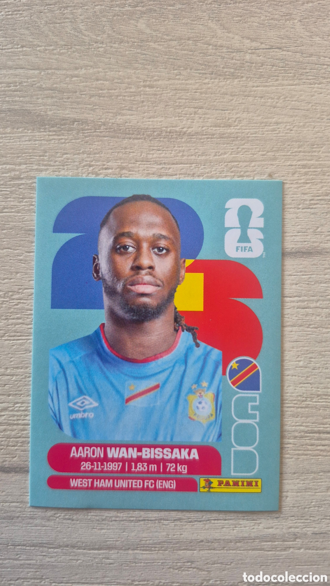 Fu&szlig;ball-Sticker: COD3 Wan-Bissaka FIFA World Cup 2026