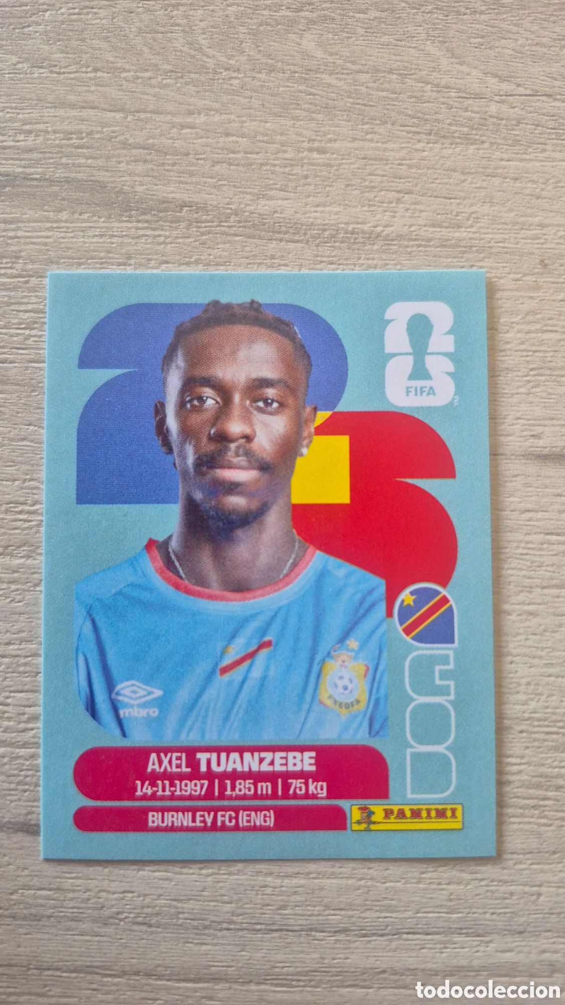 Fu&szlig;ball-Sticker: COD4 Tuanzebe FIFA World Cup 2026