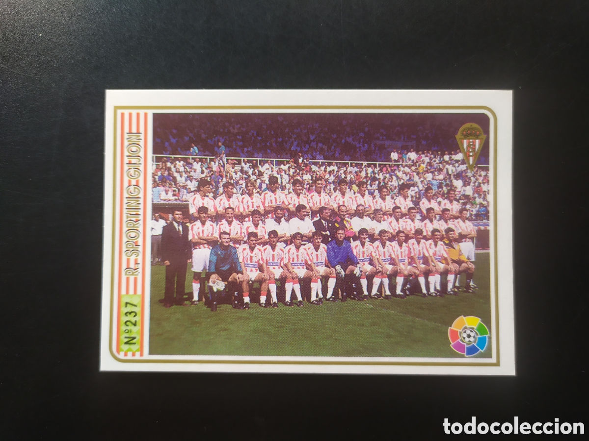 Cromos de F&uacute;tbol: Mundicromo fichas Liga 1994 1995 94 95 plantilla n&deg; 237 Sporting Gij&oacute;n