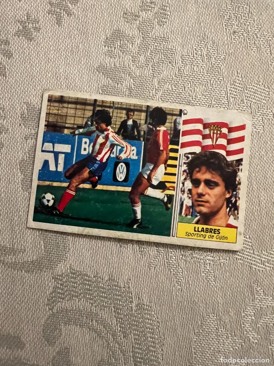 Cromos de F&uacute;tbol: LLABRES SPORTING DE GIJON BAJA SIN PEGAR EDICIONES ESTE 1986 1987