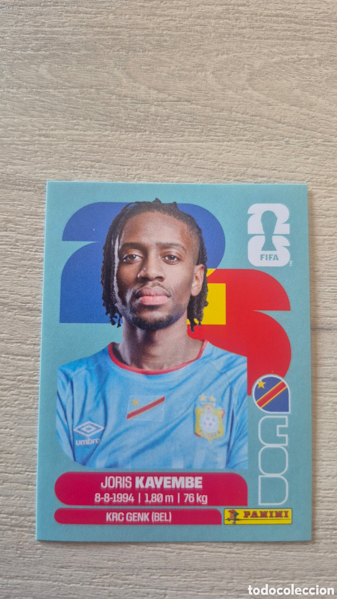 Cromos de F&uacute;tbol: COD7 Kayembe FIFA World Cup 2026