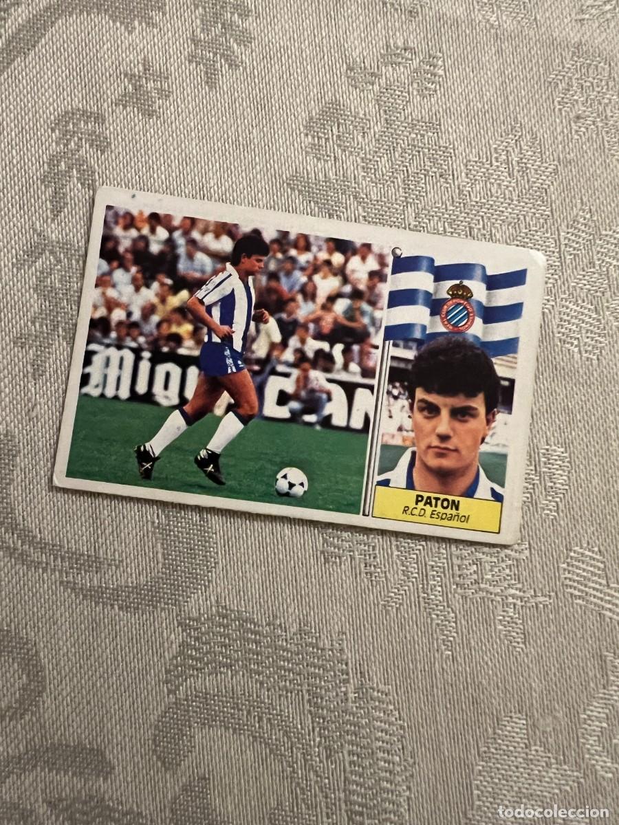 Cromos de F&uacute;tbol: PAT&Oacute;N ESPA&Ntilde;OL COLOCA SIN PEGAR EDICIONES ESTE 1986 1987