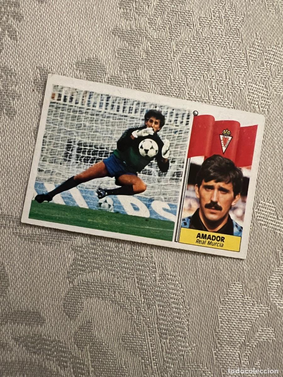 Cromos de F&uacute;tbol: AMADOR REAL MURCIA COLOCA SIN PEGAR EDICIONES ESTE 1986 1987