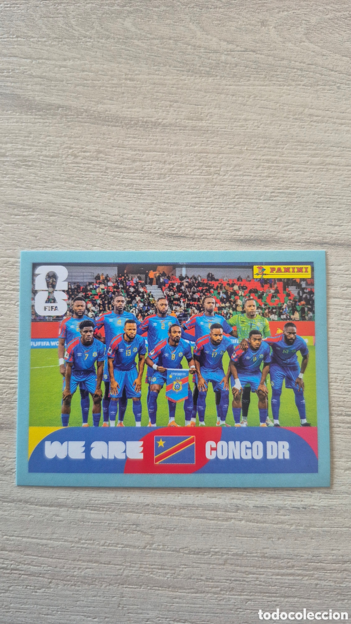 Cromos de F&uacute;tbol: COD13 Plantilla Congo FIFA World Cup 2026