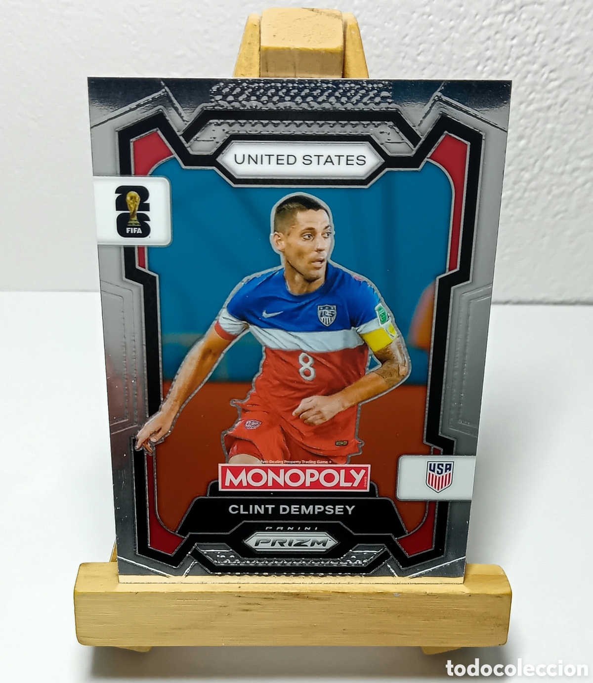 Cromos de F&uacute;tbol: CLINT DEMPSEY 2026 USA MONOPOLY PRIZM PANINI N&deg;51.
