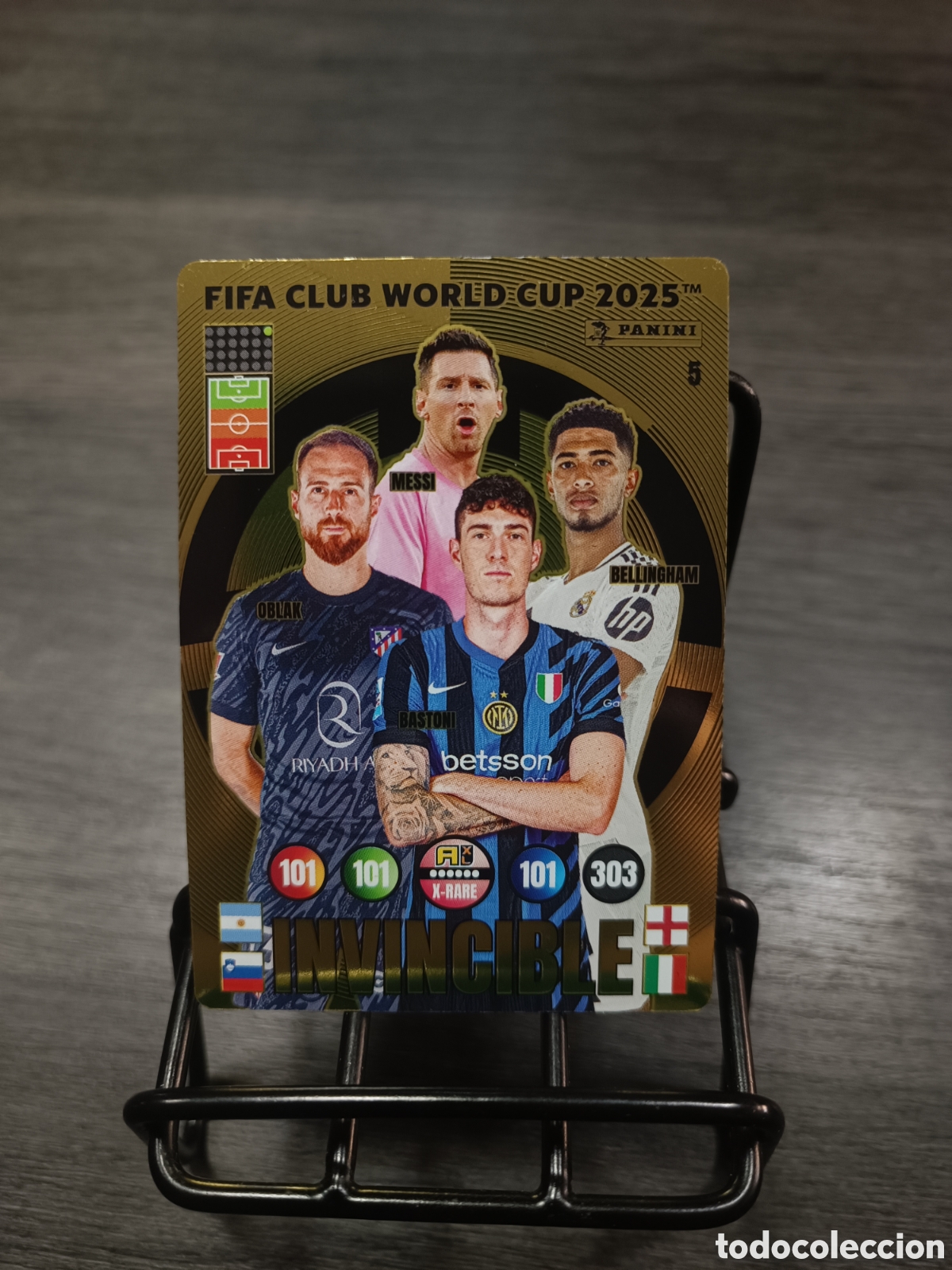 Cromos de F&uacute;tbol: 2025 Fifa Club World Cup Invincible 5 Adrenalyn Xl