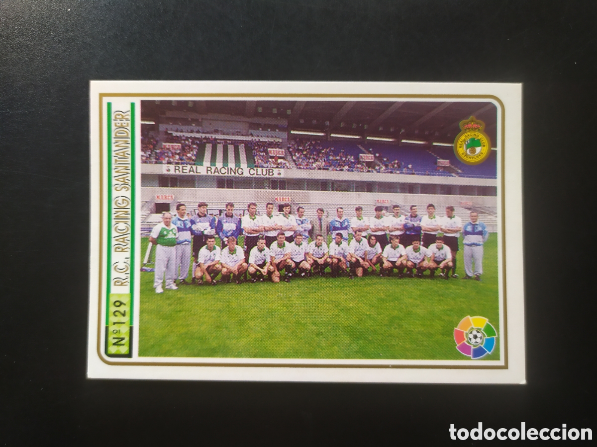 Cromos de F&uacute;tbol: Mundicromo fichas Liga 1994 1995 94 95 plantilla n&deg; 129 Racing Santander