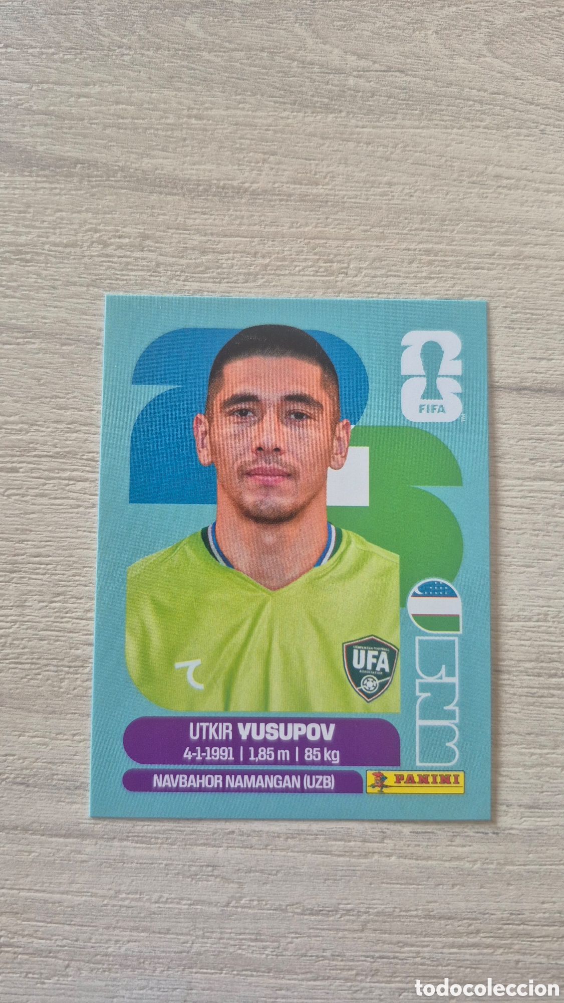 Cromos de F&uacute;tbol: UZB2 Yusupov FIFA World Cup 2026