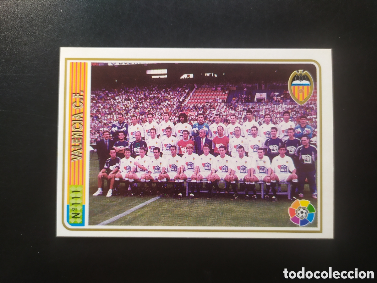 Cromos de F&uacute;tbol: Mundicromo fichas Liga 1994 1995 94 95 plantilla n&deg; 111 Valencia