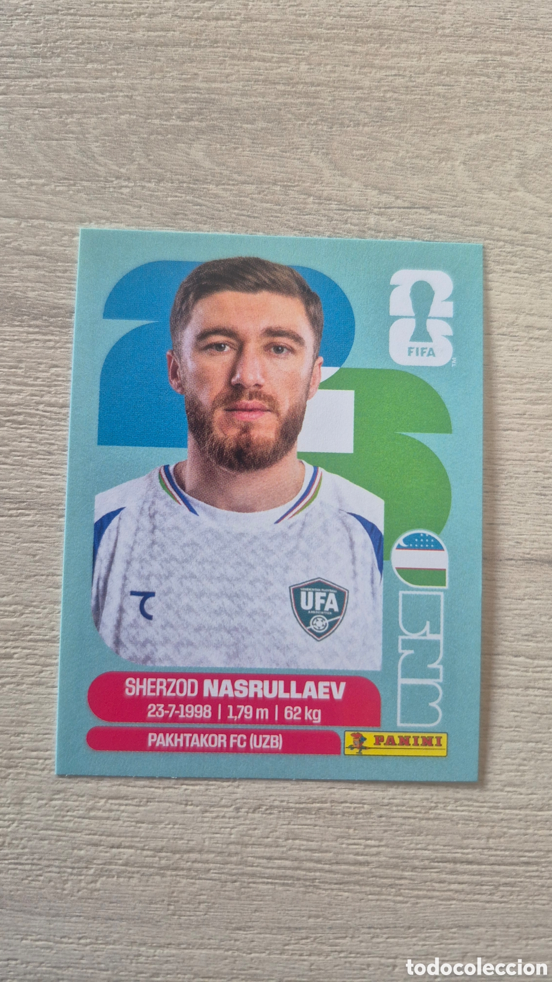 Cromos de F&uacute;tbol: UZB4 Nasrullaev FIFA World Cup 2026