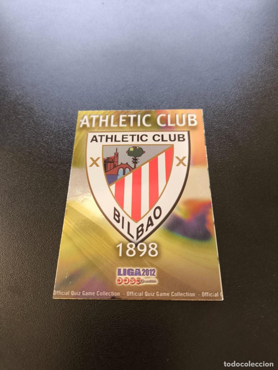 Cromos de F&uacute;tbol: 136 ESCUDO ATHLETIC DE BILBAO LISO MUNDICROMO LIGA 2011 2012 11 12 NO PANINI ESTE MEGACRACKS