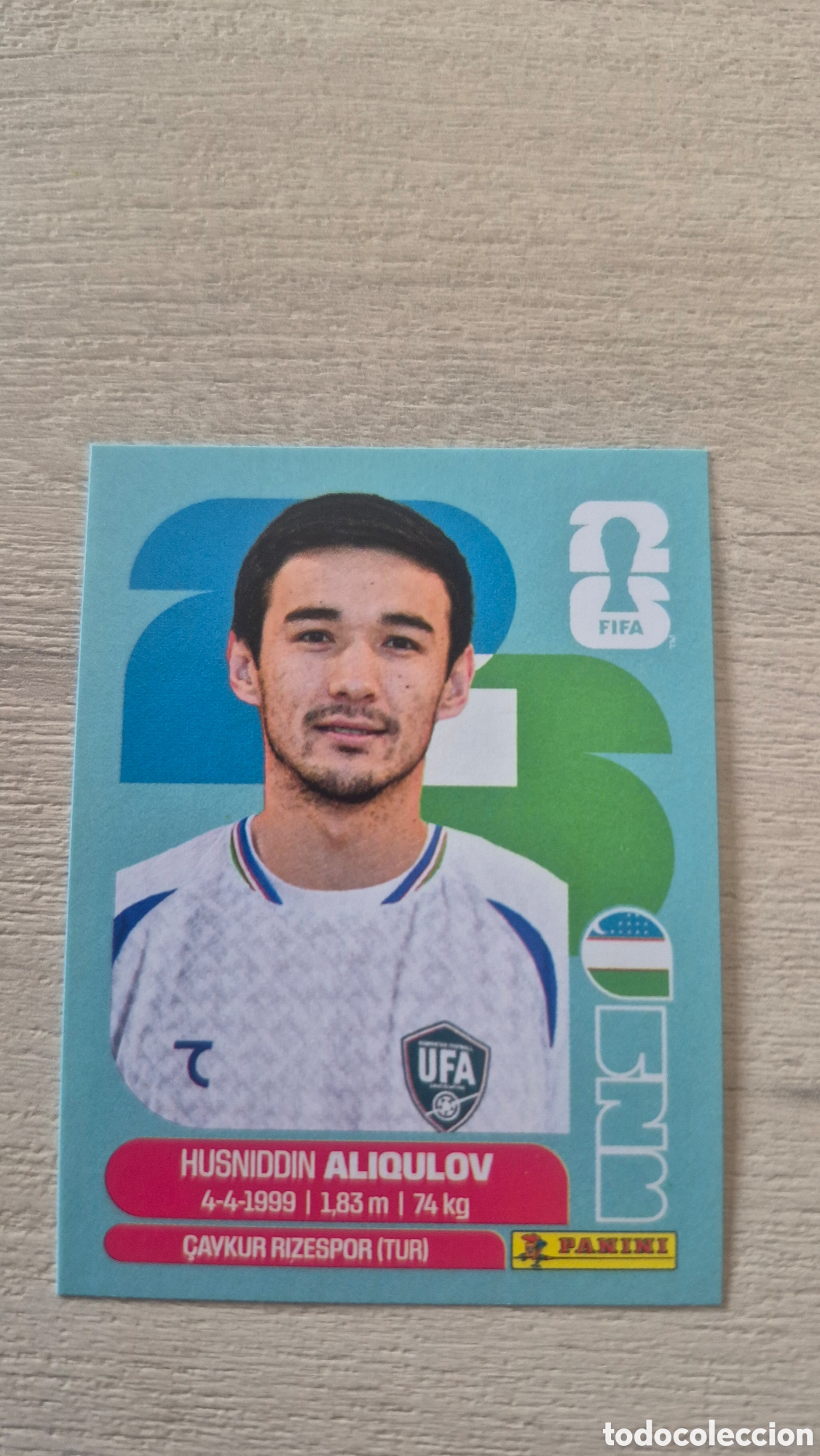 Cromos de F&uacute;tbol: UZB6 Aliqulov FIFA World Cup 2026