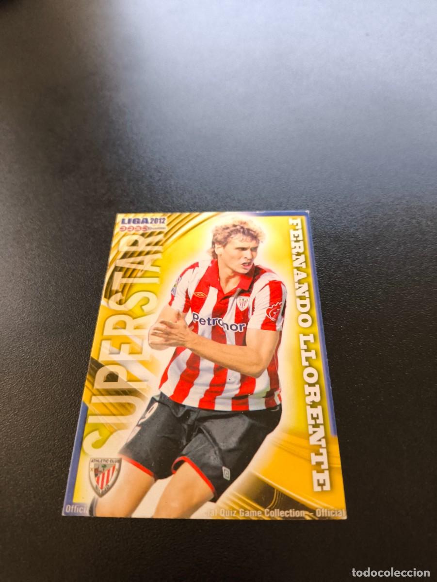 Cromos de F&uacute;tbol: 162 LLORENTE SUPERSTAR FONDO MATE ATHLETIC DE BILBAO MUNDICROMO LIGA 2011 2012 11 12 NO PANINI ESTE