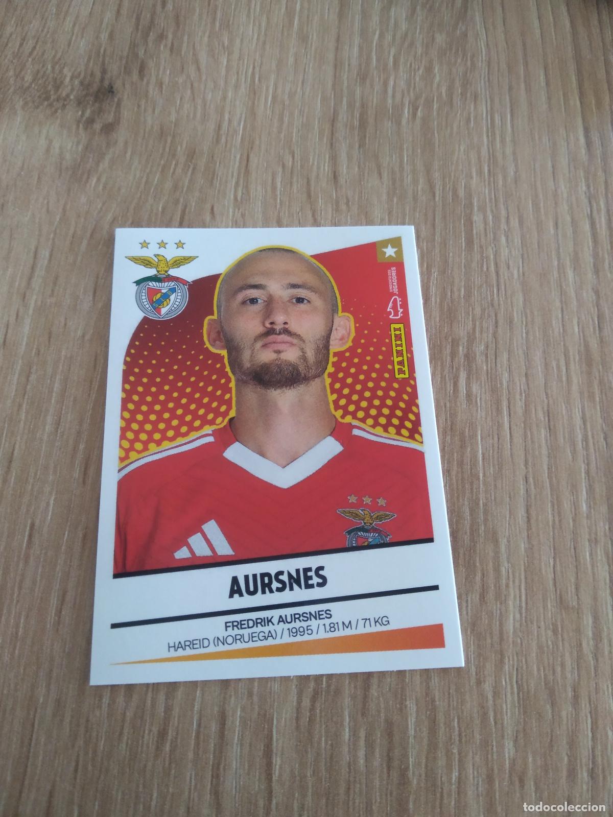 Cromos de F&uacute;tbol: 68 AURSNES BENFICA CROMO FUTBOL PANINI LIGA PORTUGAL 2024-2025 FUTEBOL 24-25 LIGA BETCLIC