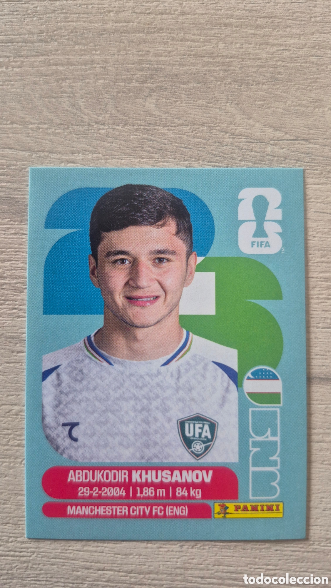 Cromos de F&uacute;tbol: UZB9 Khusanov FIFA World Cup 2026