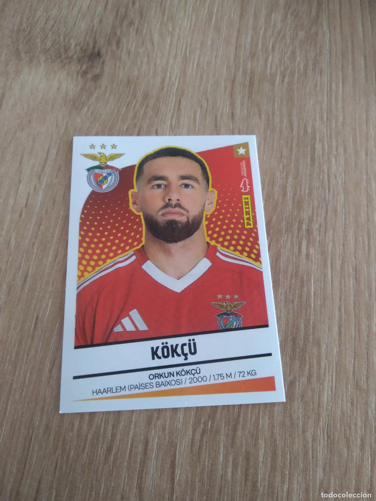 Cromos de F&uacute;tbol: 69 KOK&Ccedil;U BENFICA CROMO FUTBOL PANINI LIGA PORTUGAL 2024-2025 FUTEBOL 24-25 LIGA BETCLIC