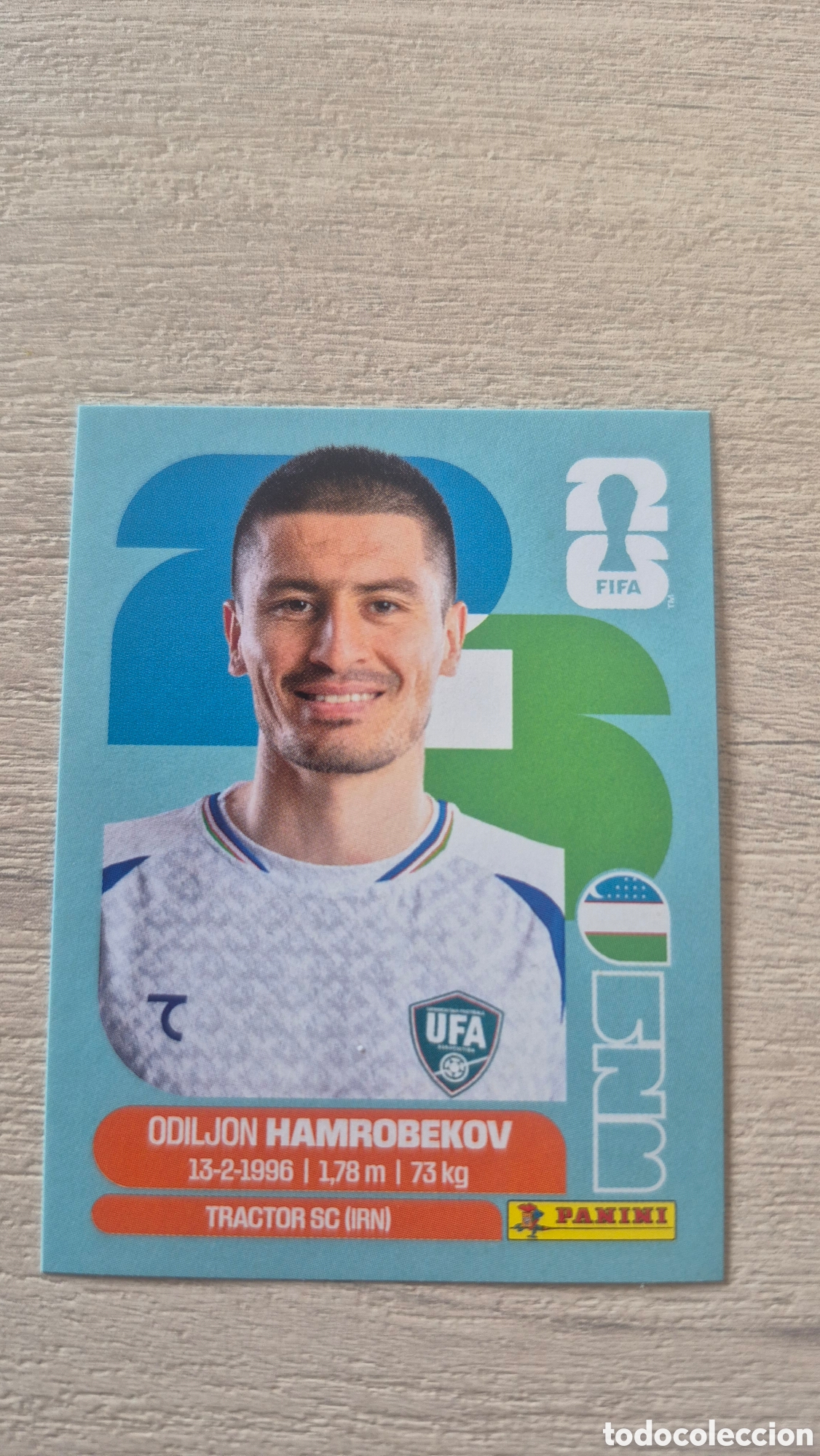 Cromos de F&uacute;tbol: UZB10 Hamrobekov FIFA World Cup 2026