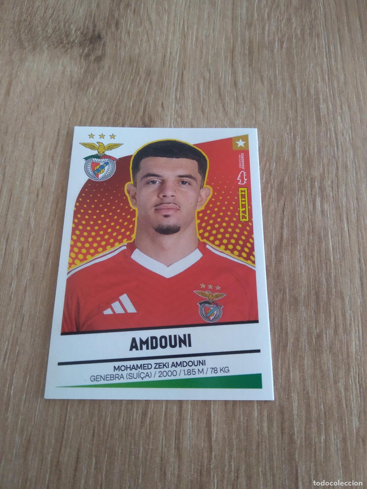 Football Stickers: 73 AMDOUNI BENFICA CROMO FUTBOL PANINI LIGA PORTUGAL 2024-2025 FUTEBOL 24-25 LIGA BETCLIC
