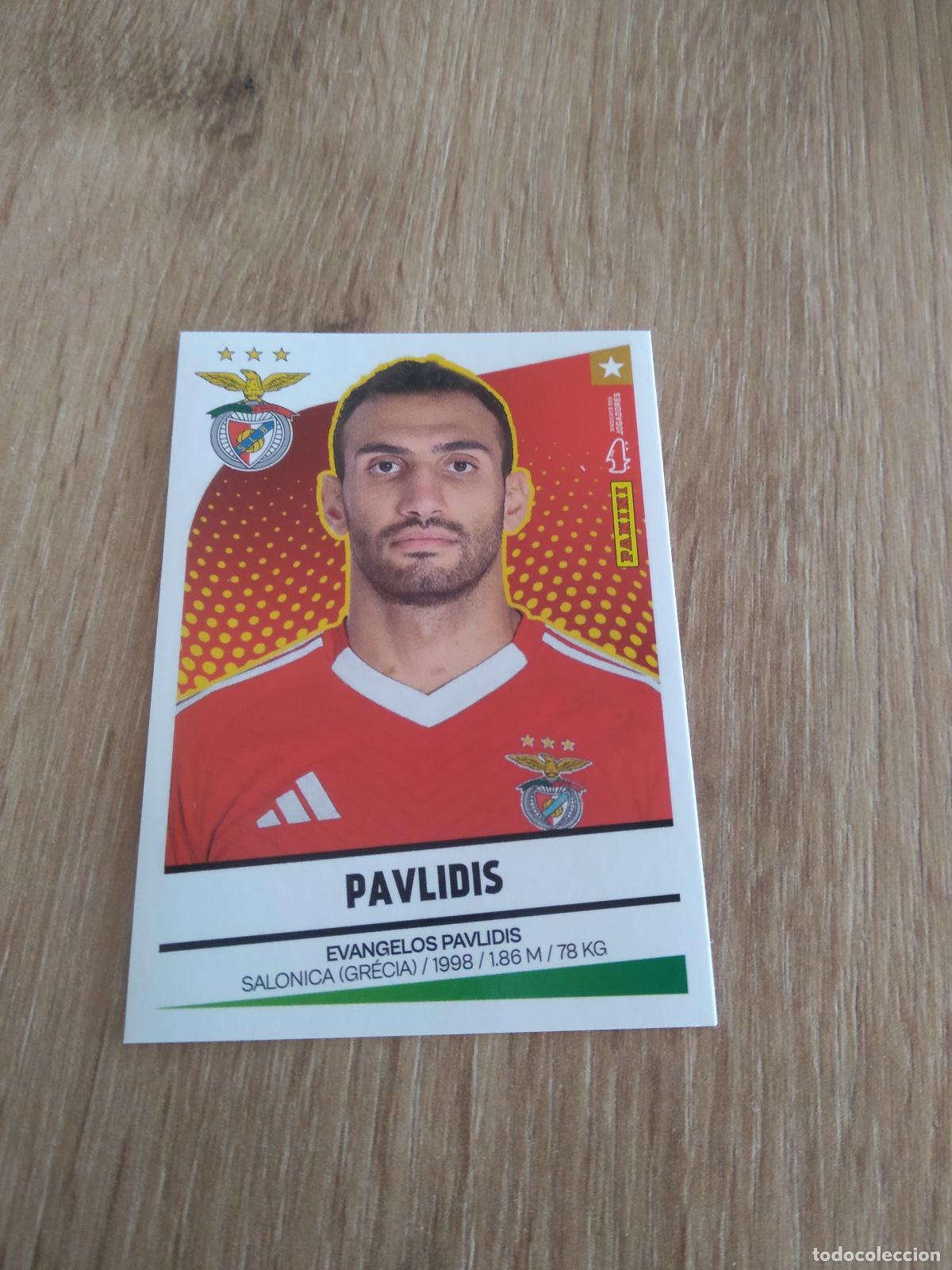 Cromos de F&uacute;tbol: 75 PAVLIDIS BENFICA CROMO FUTBOL PANINI LIGA PORTUGAL 2024-2025 FUTEBOL 24-25 LIGA BETCLIC
