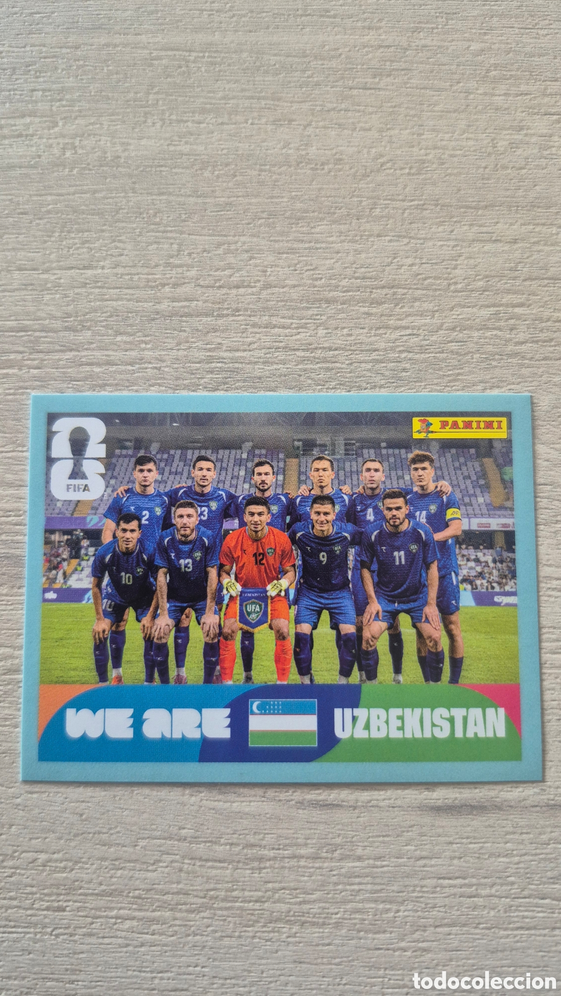 Cromos de F&uacute;tbol: UZB13 Plantilla Uzbekistan FIFA World Cup 2026