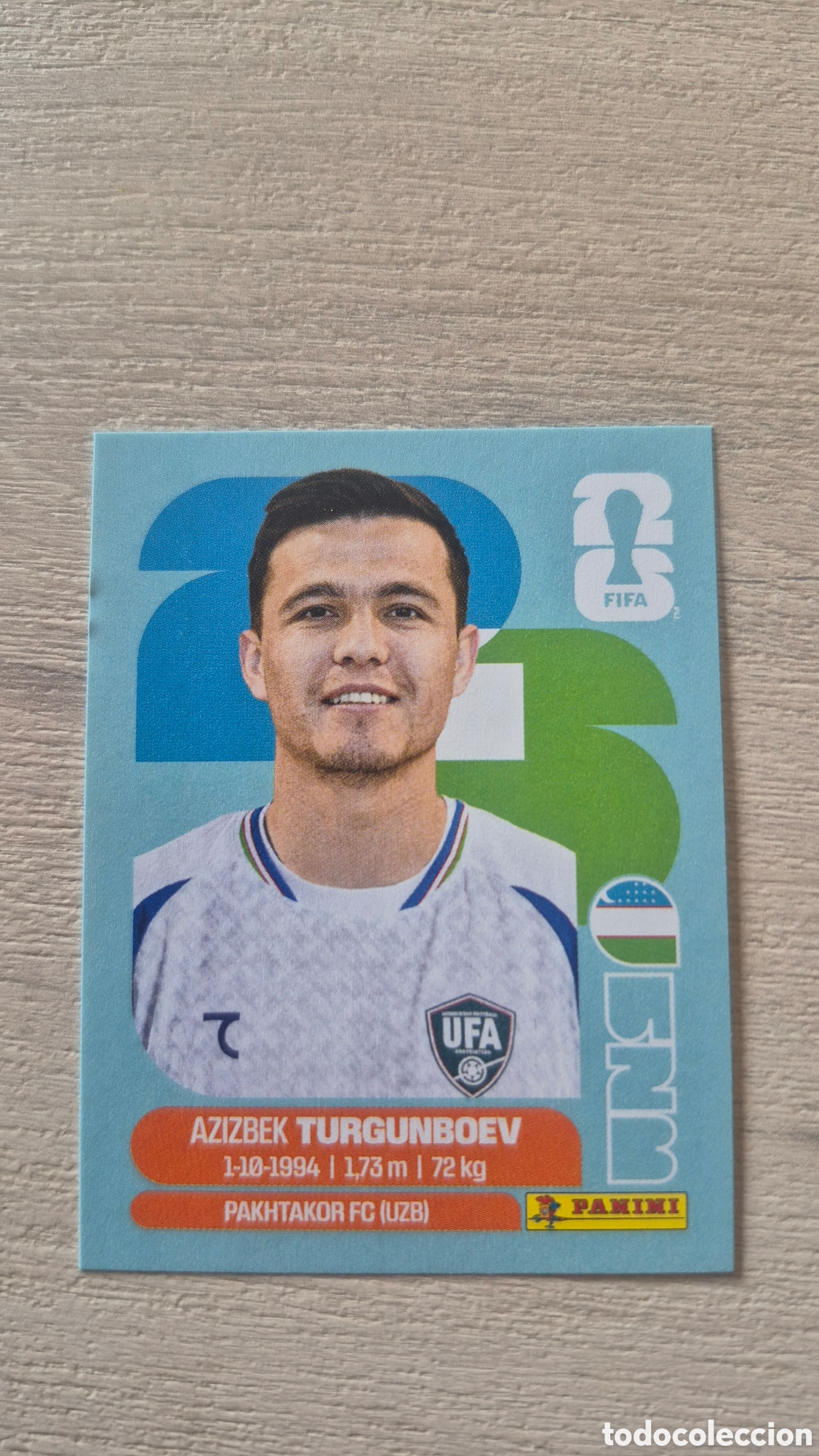 Cromos de F&uacute;tbol: UZB14 Turgunboev FIFA World Cup 2026