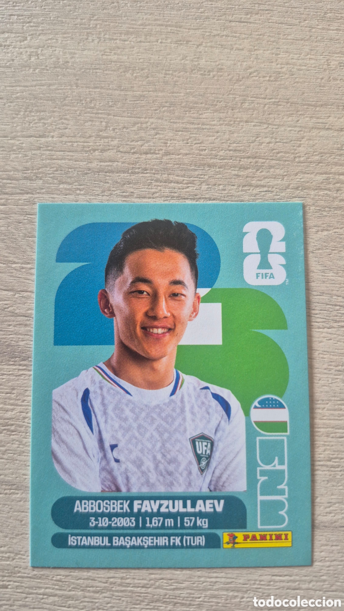 Football Stickers: UZB20 Fayzullaev FIFA World Cup 2026