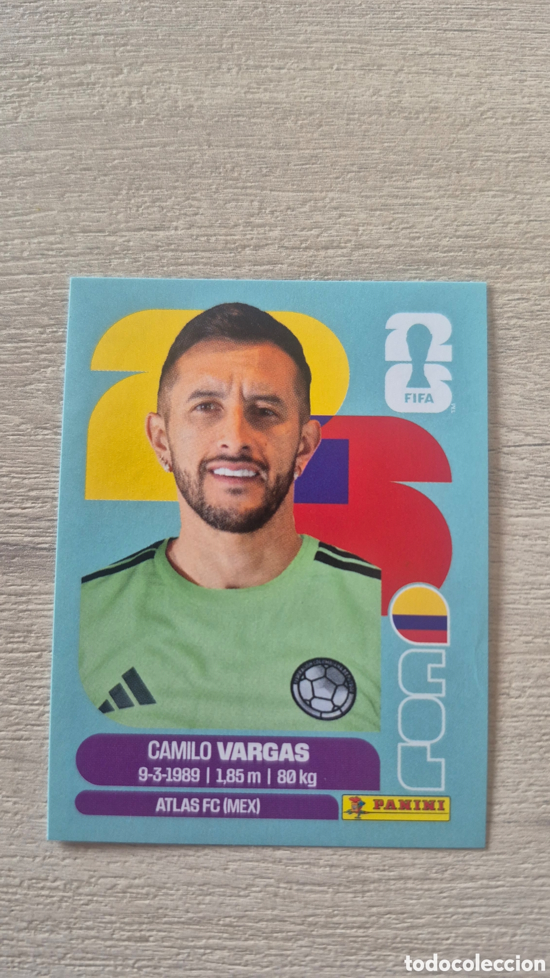 Cromos de F&uacute;tbol: COL2 Vargas FIFA World Cup 2026