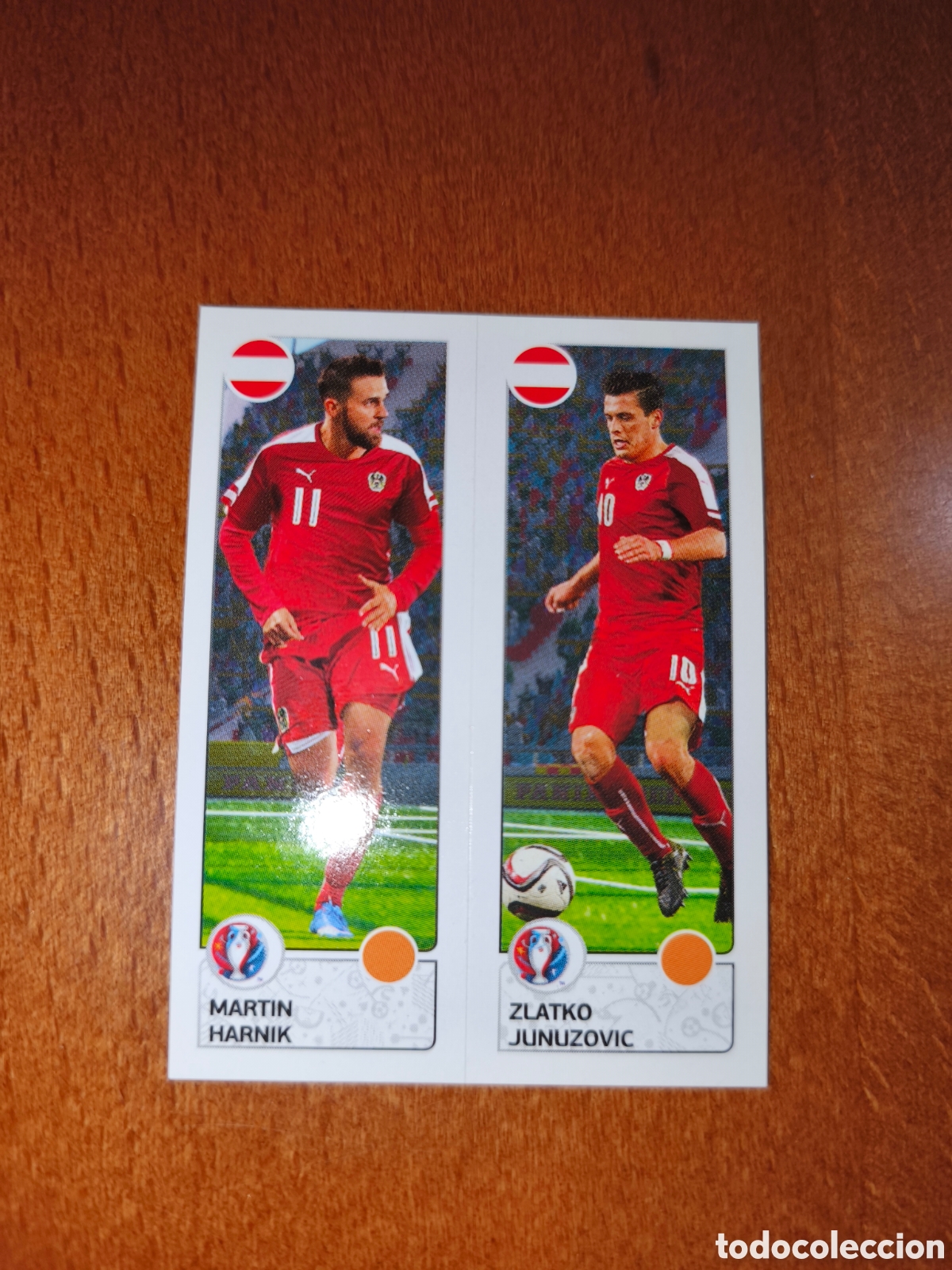 Cromos de F&uacute;tbol: Martin Harnik/Zlatko Junuzovic n&deg;653 UEFA Euro 2016 Austria