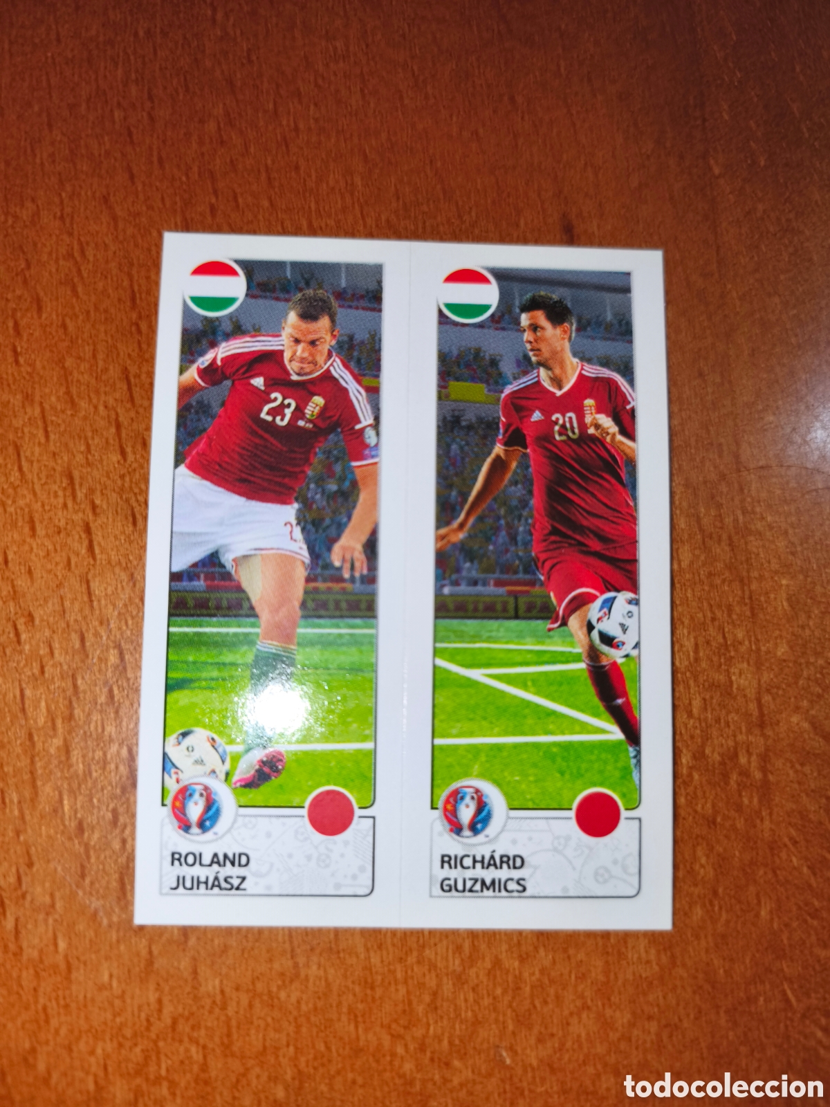 Cromos de F&uacute;tbol: Roland Juhasz/Richard Guzmics n&deg;657 UEFA Euro 2016 Hungr&iacute;a