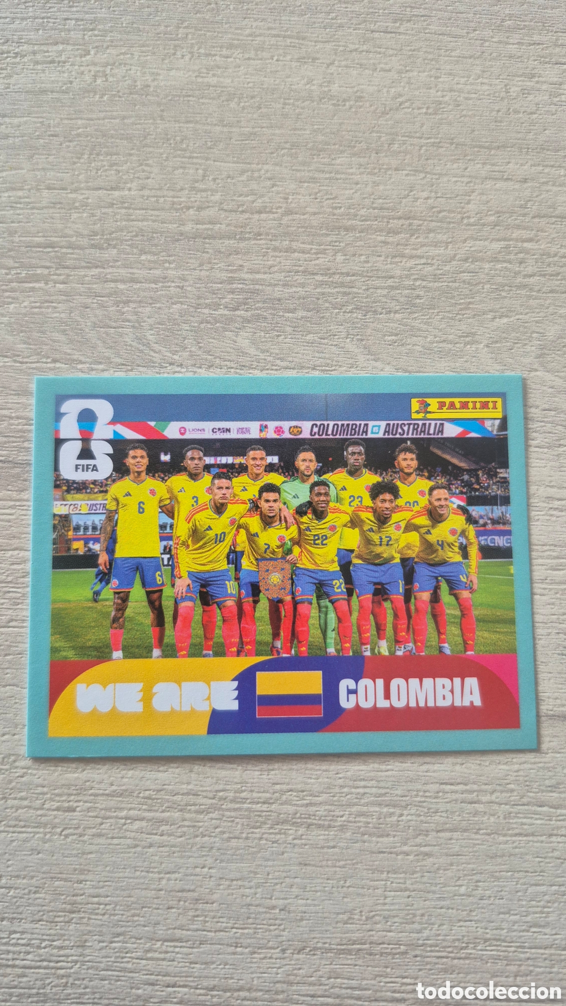 Cromos de F&uacute;tbol: COL13 Plantilla Colombia FIFA World Cup 2026