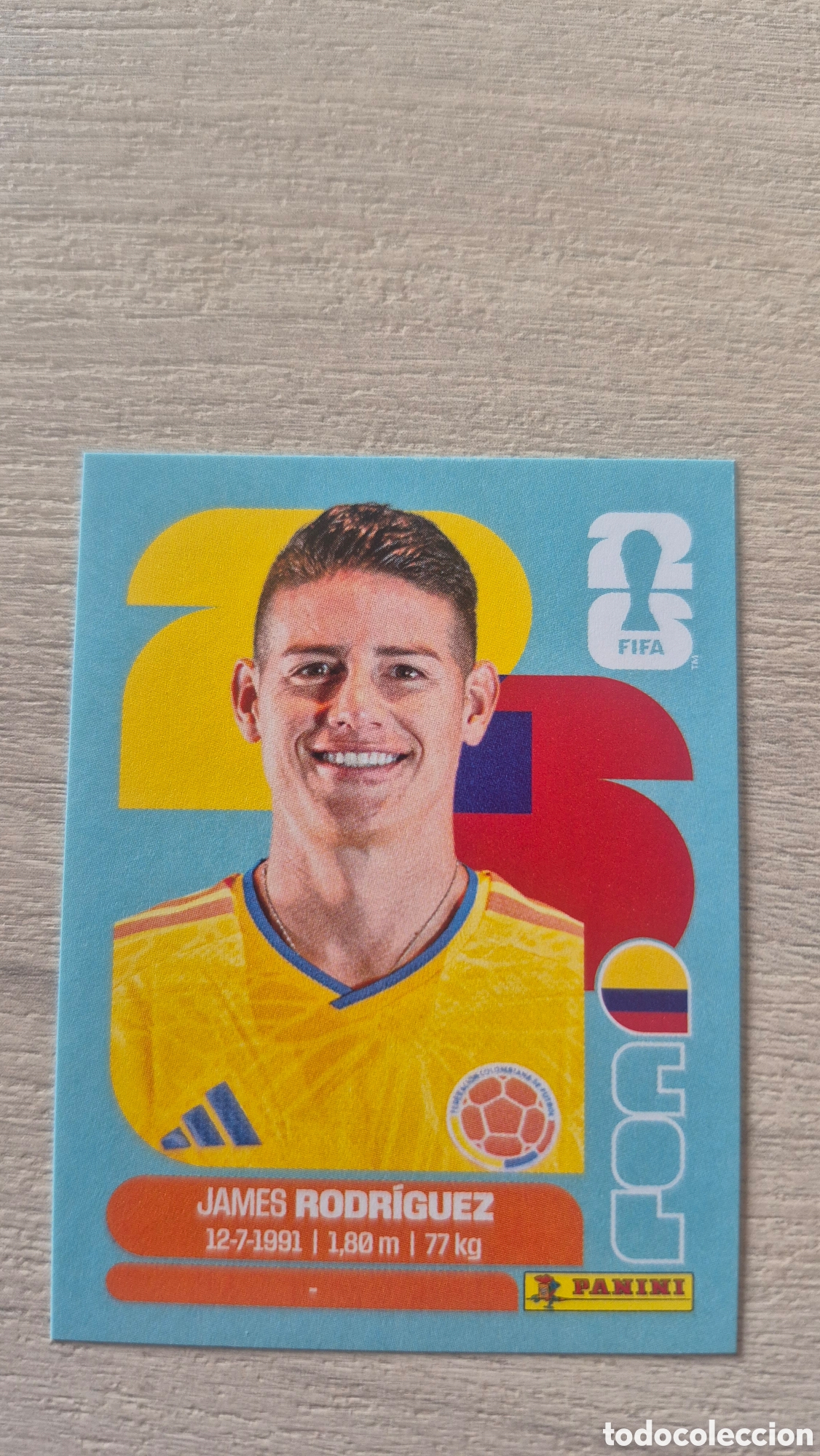 Cromos de F&uacute;tbol: COL14 Rodr&iacute;guez FIFA World Cup 2026