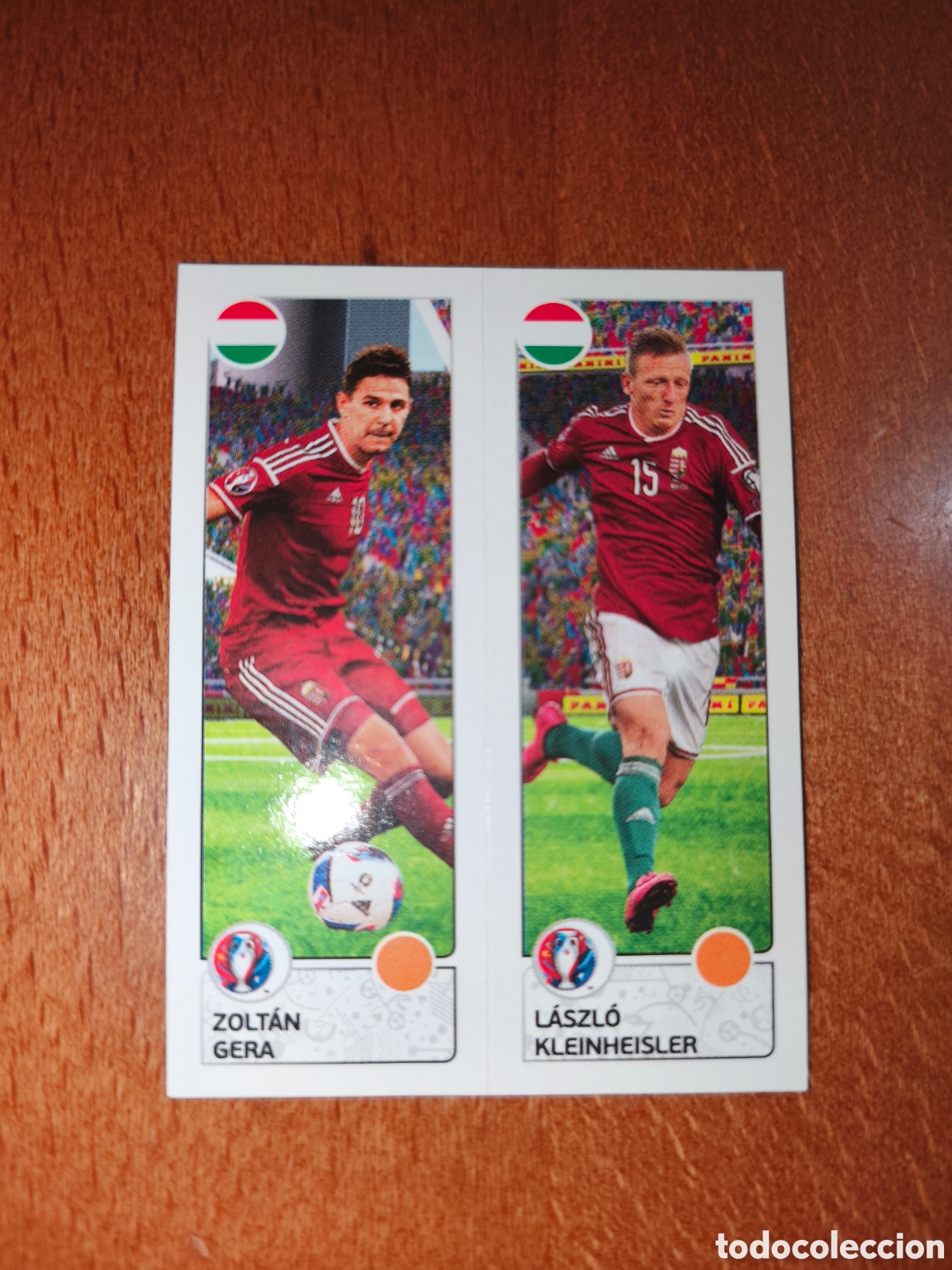 Cromos de F&uacute;tbol: Zoltan Gera/Laszlo Kleinheisler n&deg;659 UEFA Euro 2016 Hungr&iacute;a