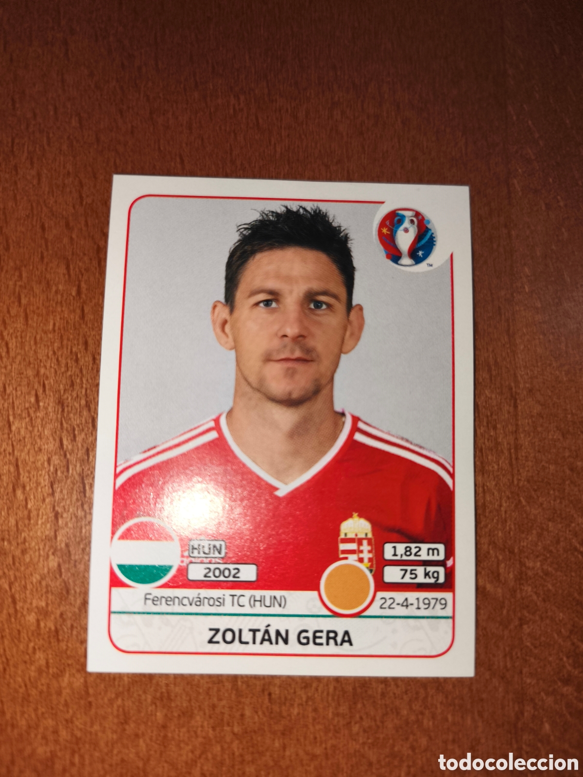 Cromos de F&uacute;tbol: Zoltan Gera n&deg;670 UEFA Euro 2016 Hungr&iacute;a