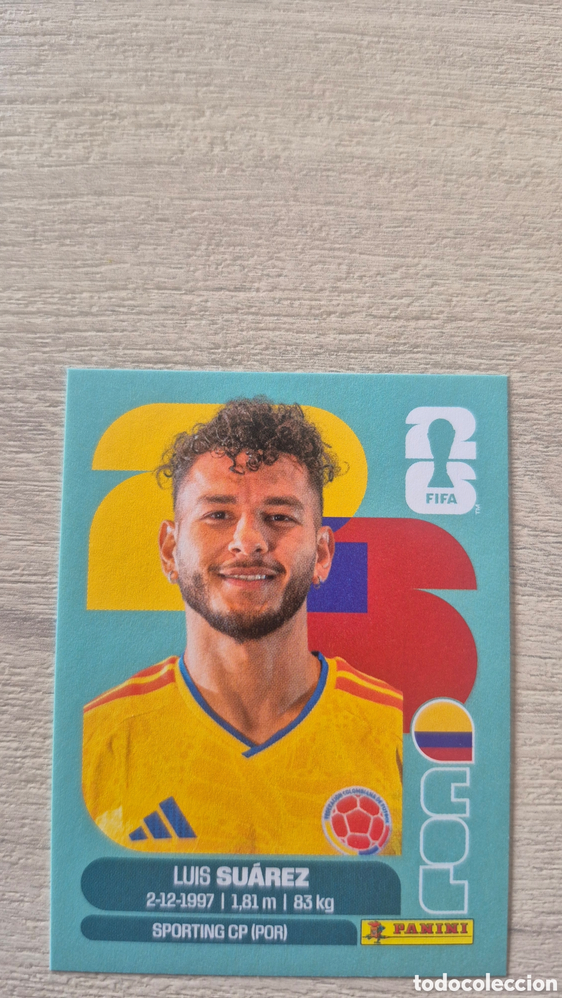 Cromos de F&uacute;tbol: COL19 Su&aacute;rez FIFA World Cup 2026