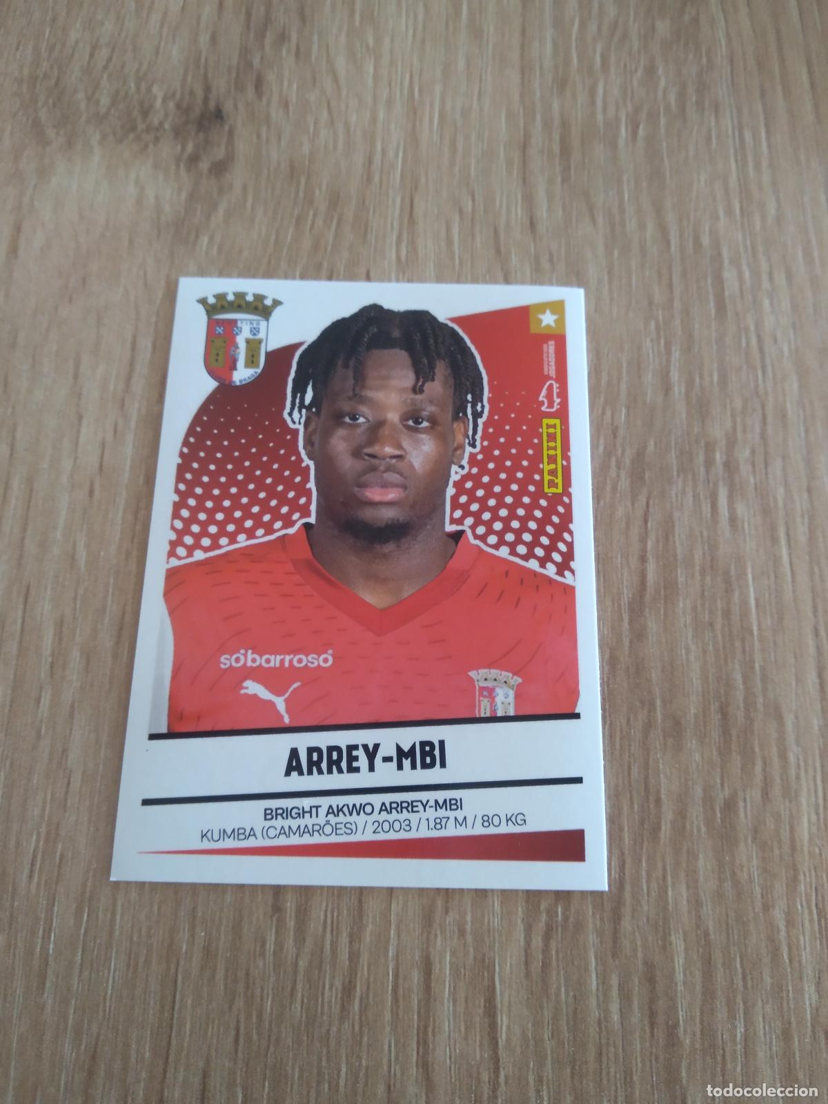 Cromos de F&uacute;tbol: 101 ARREY-MBI BRAGA CROMO FUTBOL PANINI LIGA PORTUGAL 2024-2025 FUTEBOL 24-25 LIGA BETCLIC