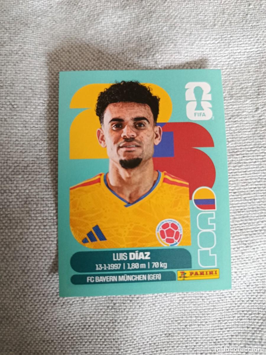 Cromos de F&uacute;tbol: Panini Mundial 2026 Estados Unidos-Mexico. 20- Luis D&iacute;az. Colombia. Nunca pegado.