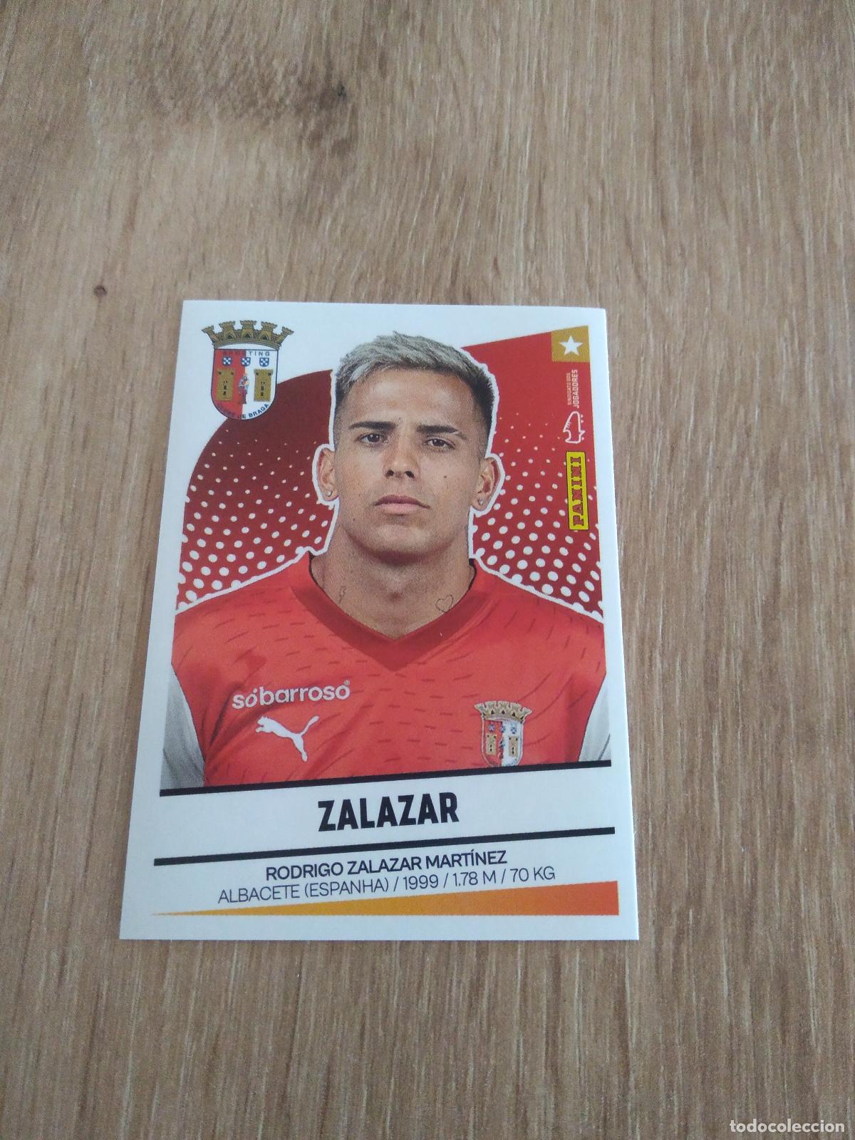 Cromos de F&uacute;tbol: 107 ZALAZAR BRAGA CROMO FUTBOL PANINI LIGA PORTUGAL 2024-2025 FUTEBOL 24-25 LIGA BETCLIC