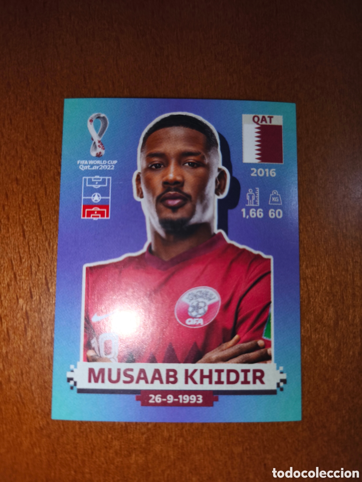 Cromos de F&uacute;tbol: Musaab Khidir QAT 8 Fifa World Cup Qatar 2022 Qatar