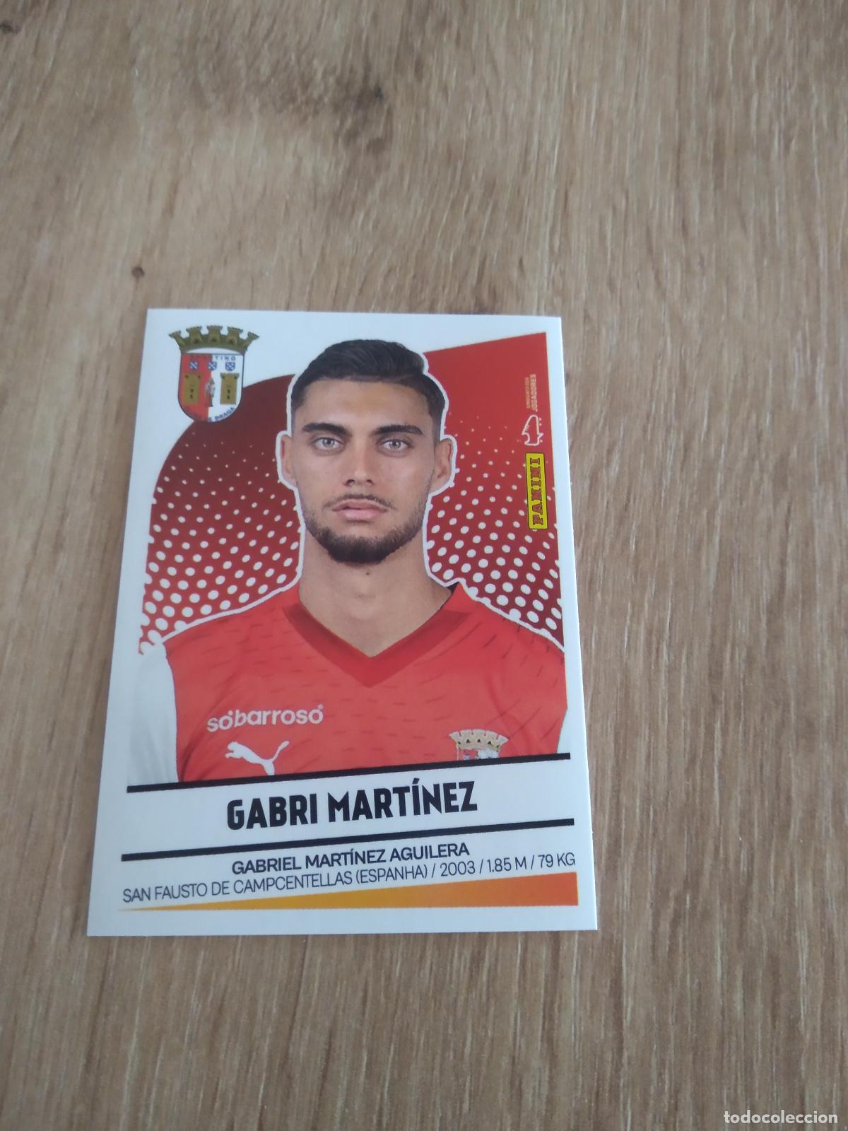 Cromos de F&uacute;tbol: 109 GABRI MARTINEZ BRAGA CROMO FUTBOL PANINI LIGA PORTUGAL 2024-2025 FUTEBOL 24-25 LIGA BETCLIC
