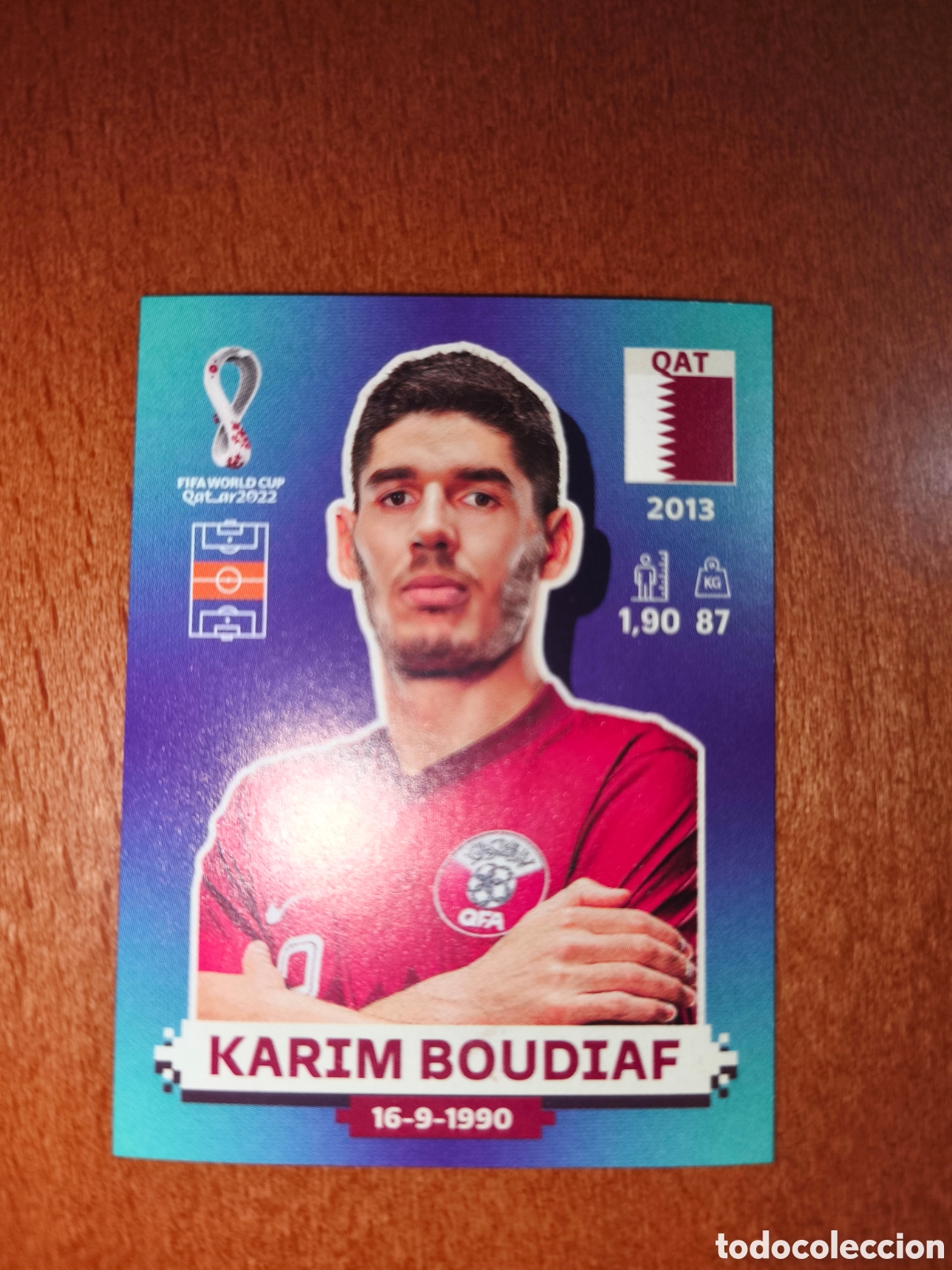 Cromos de F&uacute;tbol: Karim Boudiaf QAT 12 Fifa World Cup Qatar 2022 Qatar