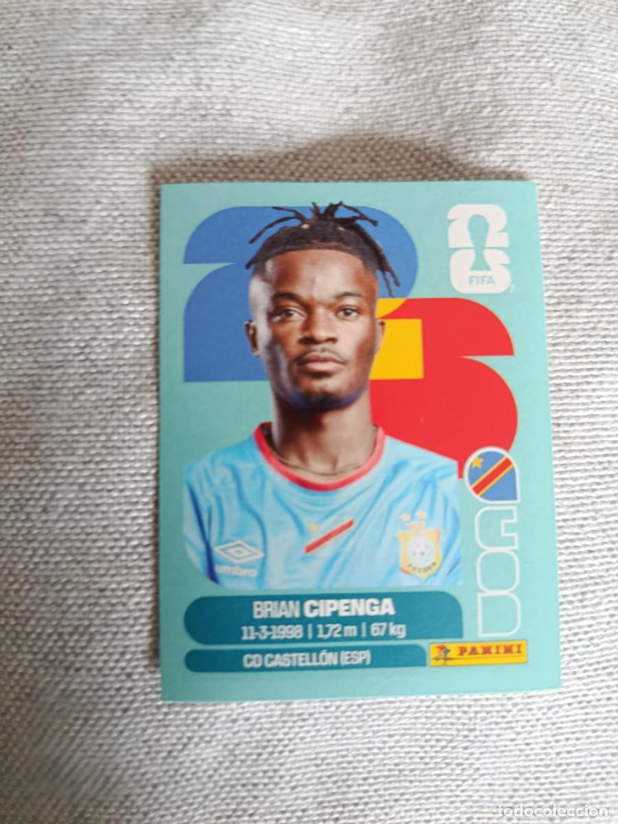 Cromos de F&uacute;tbol: Panini Mundial 2026 Estados Unidos-Mexico. 17- Cipenga. Congo. Nunca pegado.