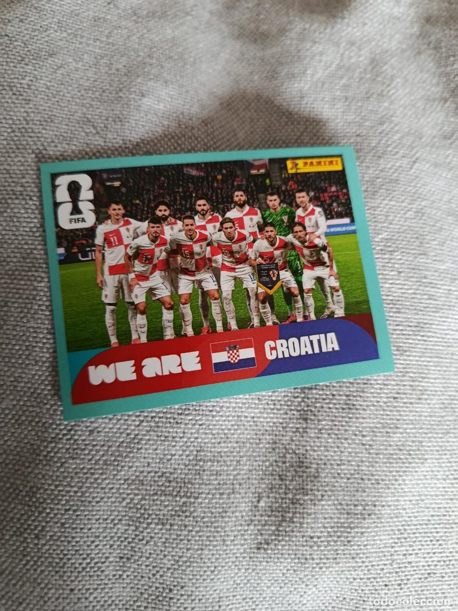 Cromos de F&uacute;tbol: Panini Mundial 2026 Estados Unidos-Mexico. 13- Alineaci&oacute;n. Croacia. Nunca pegado.