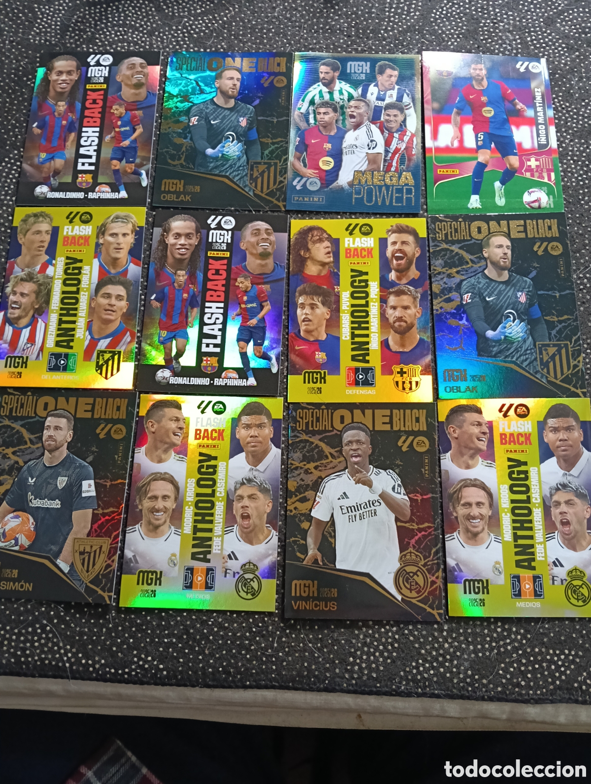 Cromos de F&uacute;tbol: Lote de 12 cromos liga 2025-26 nuevos