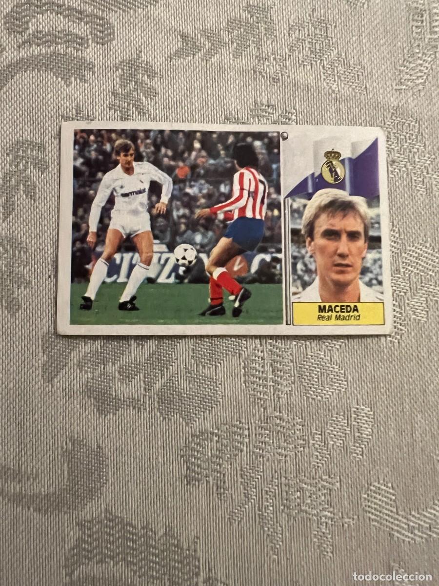 Cromos de F&uacute;tbol: MACEDA REAL MADRID SIN PEGAR EDICIONES ESTE 1986 1987