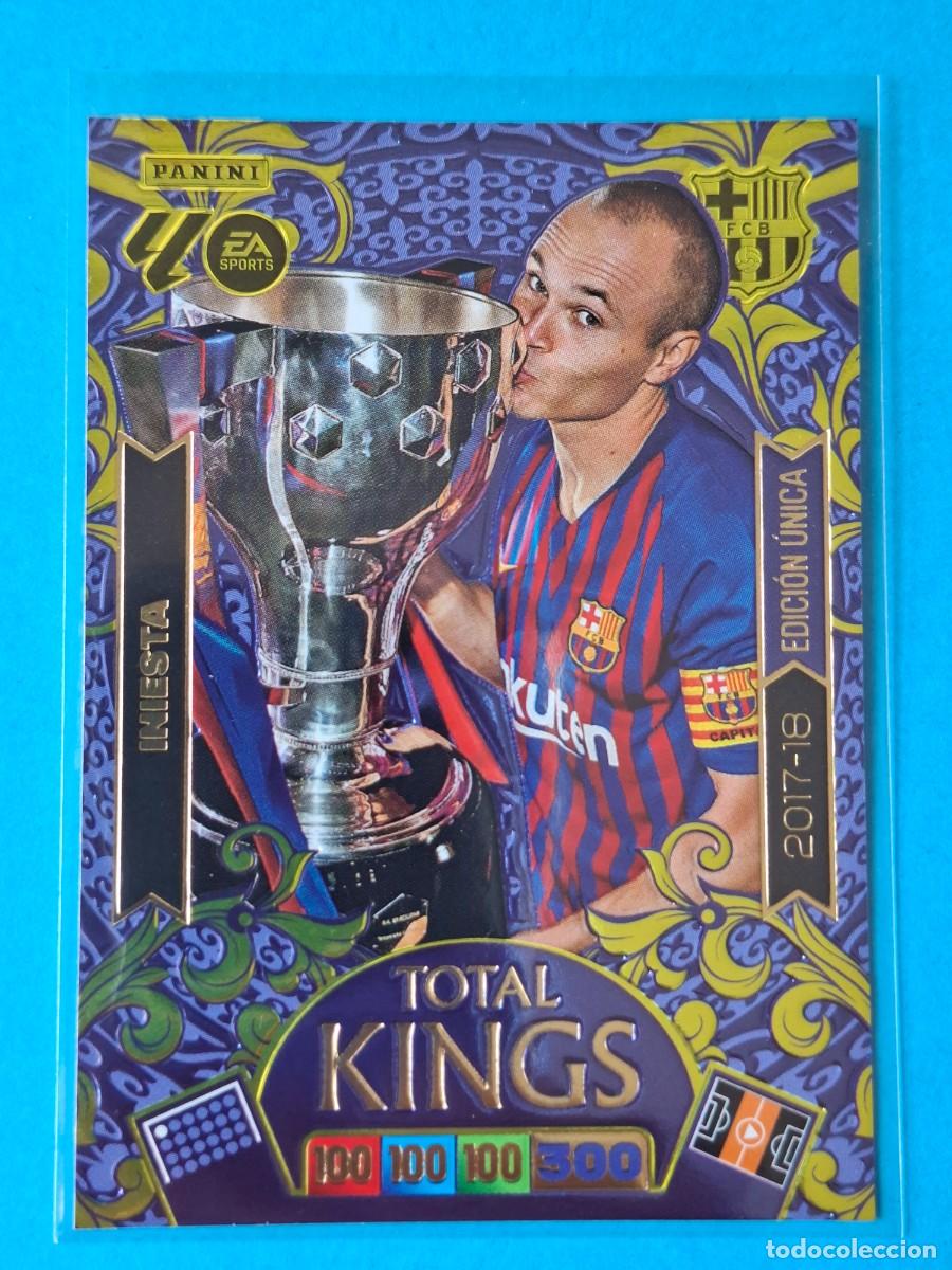 Cromos de F&uacute;tbol: TOTAL KINGS Liga 2017-2018 INIESTA (FC Barcelona) - Adrenalyn XL LaLiga 2025-26