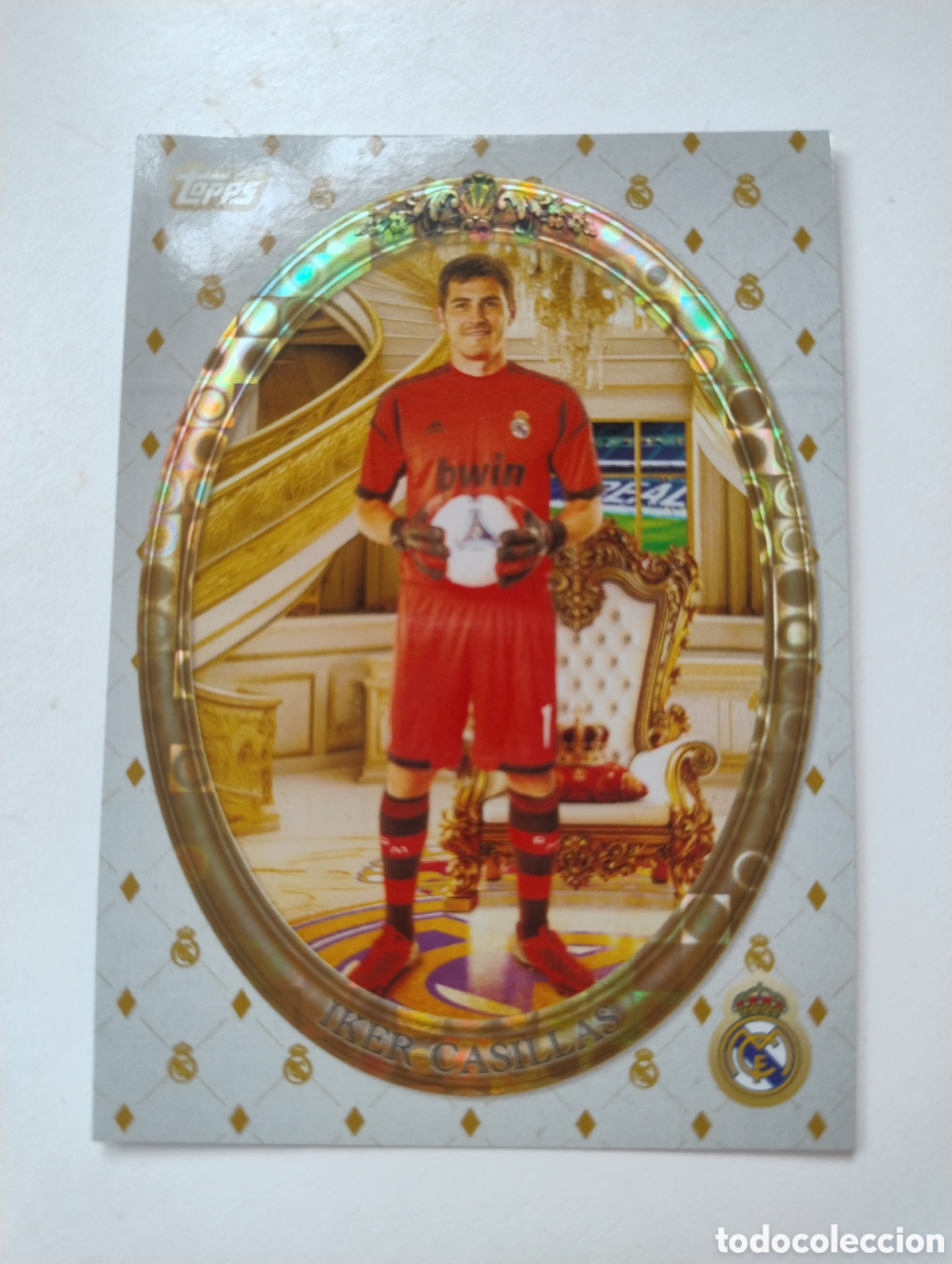 Cromos de F&uacute;tbol: 48 - Iker Casillas - Real Madrid - Topps Team Set 2025 - 2026 Paralela