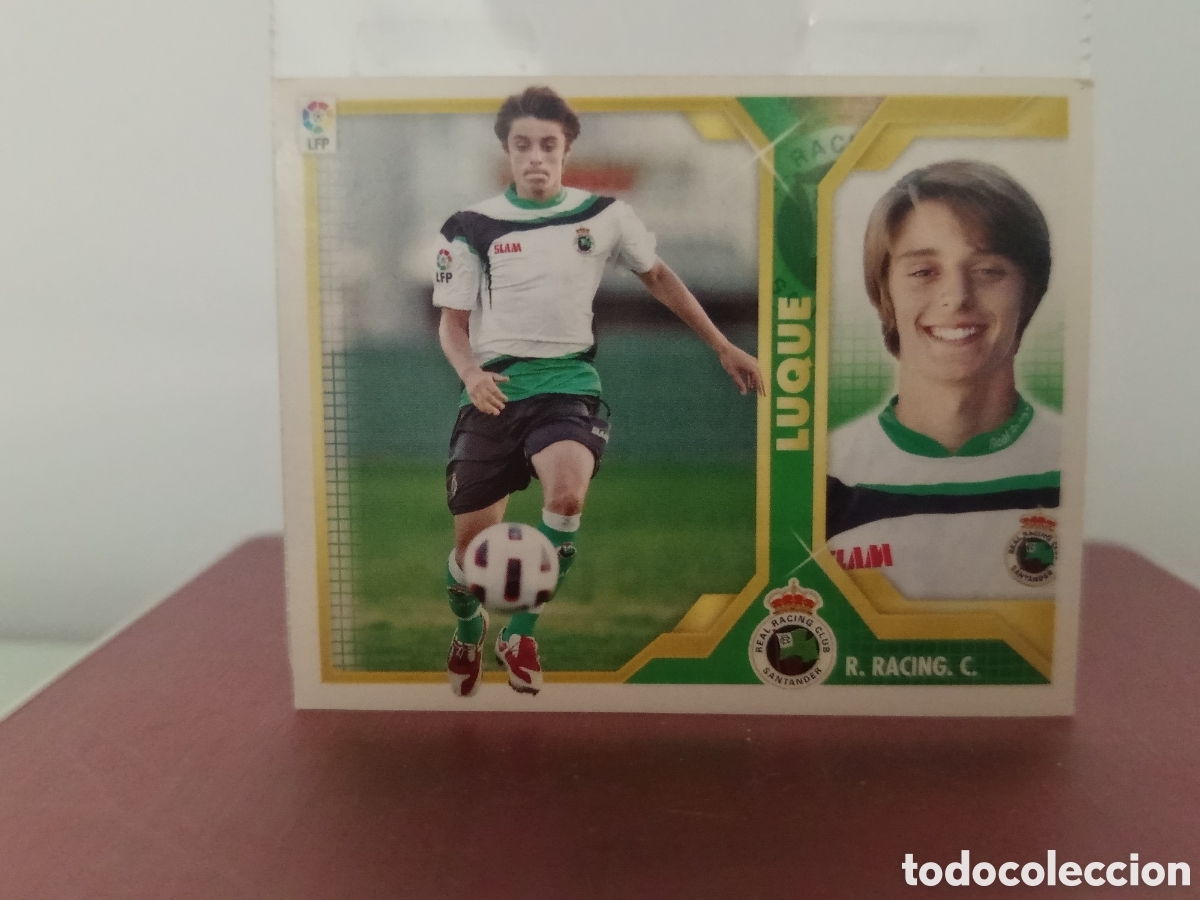 Cromos de F&uacute;tbol: ❇️ CROMO ⚽ LUQUE RACING DE SANTANDER 2011 2012 11 12 LIGA ESTE LFP BBVA STICKER SIN PEGAR ❇️