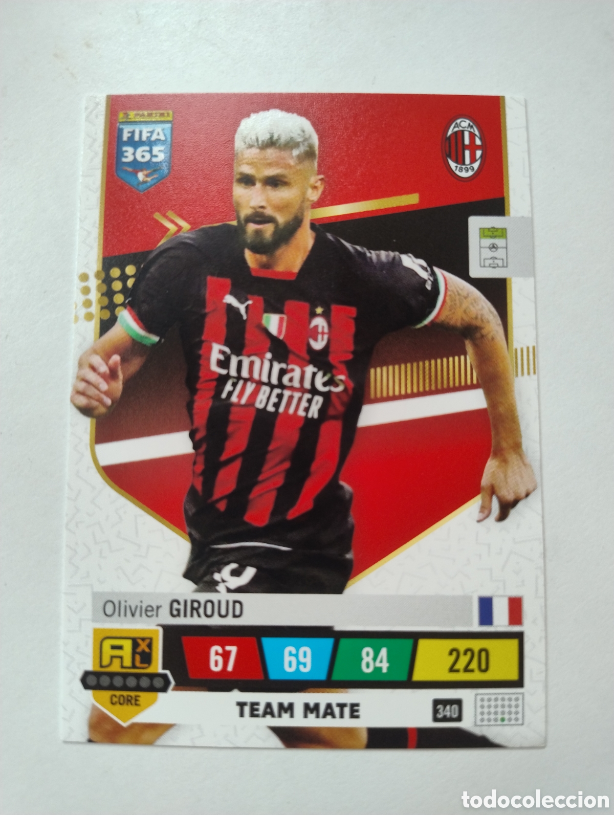 Cromos de F&uacute;tbol: 340 - Giroud - Mil&aacute;n - Adrenalyn XL FIFA 365 2023