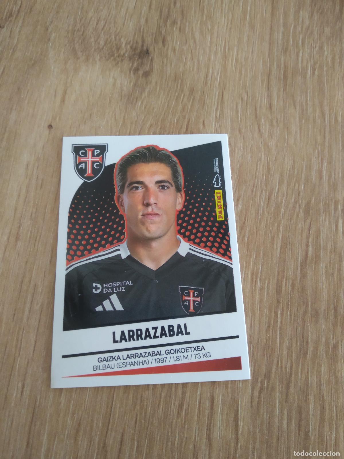 Cromos de F&uacute;tbol: 122 LARRAZABAL CASA PIA CROMO FUTBOL PANINI LIGA PORTUGAL 2024-2025 FUTEBOL 24-25 LIGA BETCLIC