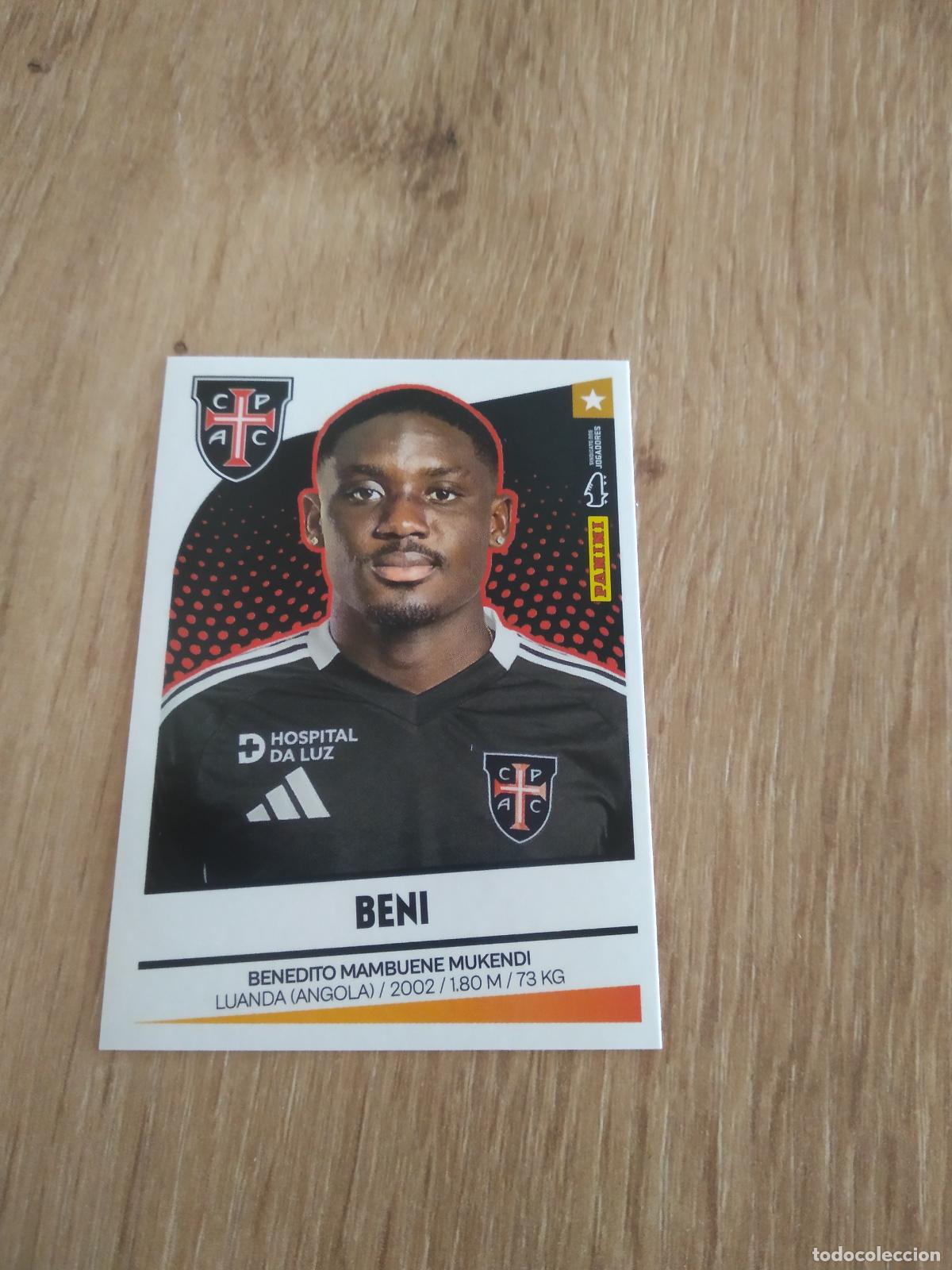 Cromos de F&uacute;tbol: 123 BENI CASA PIA CROMO FUTBOL PANINI LIGA PORTUGAL 2024-2025 FUTEBOL 24-25 LIGA BETCLIC